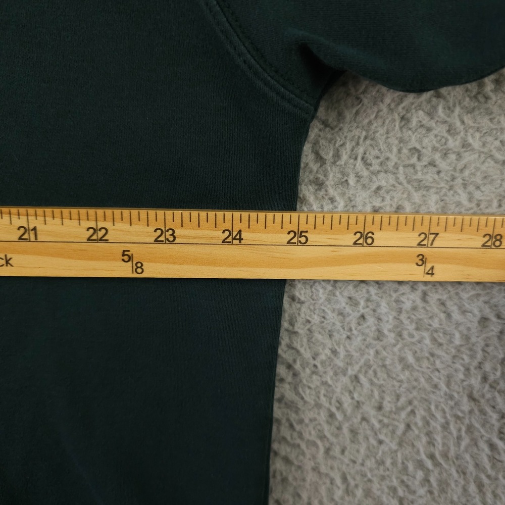 Fairway & Greene Shirt Mens Large Green Long Sleeve Mock Neck Aspetuck Valley CC - Picture 6 of 12